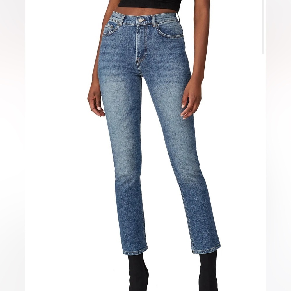 Reformation Palermo High Rise Straight Classic Blue Women's Jeans